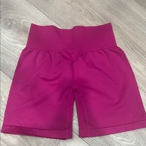 Women's Pink High-Waisted Shorts
